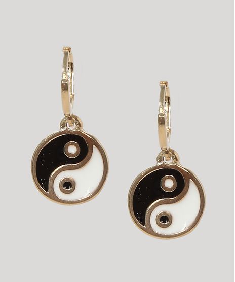 Brinco-Feminino-Folheado-Argola-Pequena-Yin-Yang-Dourado-9966594-Dourado_1