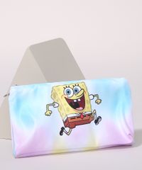 Necessaire-Feminina-Dupla-Bob-Esponja-Estampada-Tie-Dye-Multicor-9970170-Multicor_2