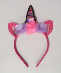 Tiara-Infantil-Unicornio-Holografico-com-Flores-Pink-9963540-Pink_1