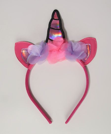 Tiara-Infantil-Unicornio-Holografico-com-Flores-Pink-9963540-Pink_1