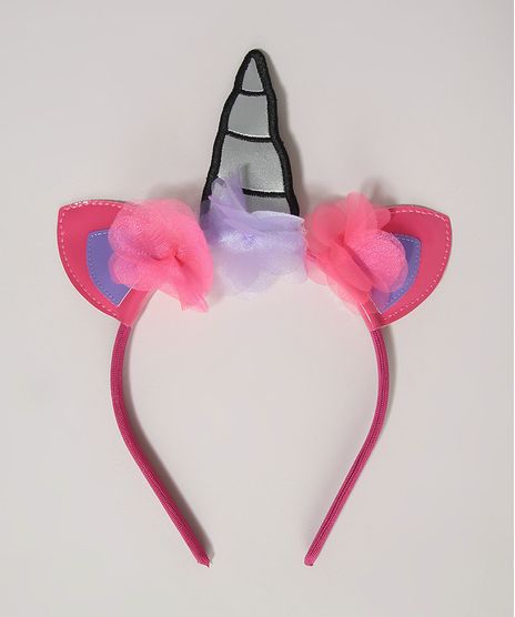 Tiara-Infantil-Unicornio-com-Flores-Pink-9963541-Pink_1