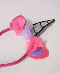 Tiara-Infantil-Unicornio-com-Flores-Pink-9963541-Pink_2