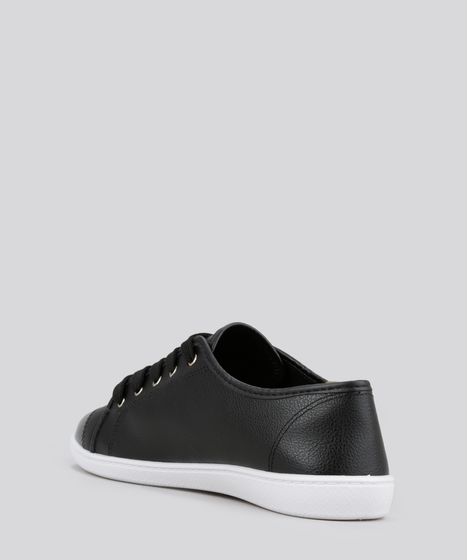 tenis moleca verniz preto