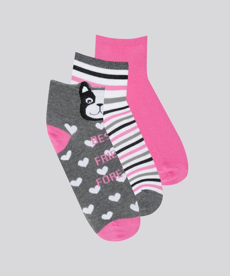 Kit-de-3-Meias-Estampadas-Multicor-8720014-Multicor_1 Kit-de-3-Meias-Estampadas-Multicor-8720014-Multicor_1