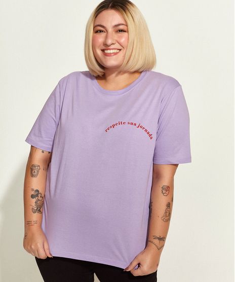 T-Shirt-Feminina-Plus-Size-Mindset-Obvious--Respeite-Sua-Jornada--Manga-Curta-Decote-Redondo-Lilas-9969097-Lilas_1