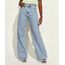 Calca-Jeans-Feminina-Mindset-Obvious-Wide-Reta-Cintura-Super-Alta-com-Bordado--Self-Love--Azul-Claro-9972969-Azul_Claro_1