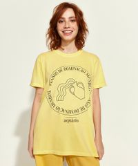 T-Shirt-Feminina-Mindset-Obvious-Signos-Aquario-Manga-Curta-Decote-Redondo-Amarela-9969066-Amarelo_1