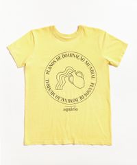T-Shirt-Feminina-Mindset-Obvious-Signos-Aquario-Manga-Curta-Decote-Redondo-Amarela-9969066-Amarelo_5