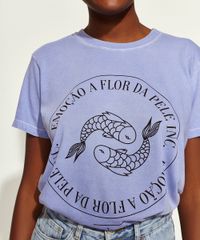 T-Shirt-Feminina-Mindset-Obvious-Signos-Peixes-Manga-Curta-Decote-Redondo-Azul-9969068-Azul_4