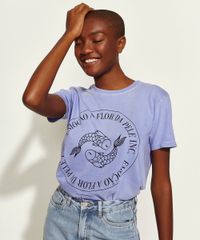 T-Shirt-Feminina-Mindset-Obvious-Signos-Peixes-Manga-Curta-Decote-Redondo-Azul-9969068-Azul_5