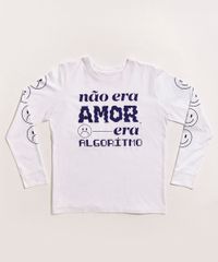 T-Shirt-Feminina-Mindset-Obvious--Nao-Era-Amor--Manga-Longa-Decote-Redondo-Branca-9969092-Branco_6