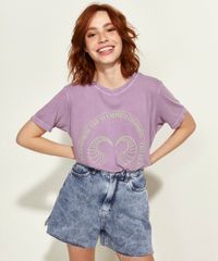 T-Shirt-Feminina-Mindset-Obvious-Signos-Touro-Manga-Curta-Decote-Redondo-Lilas-9969098-Lilas_5