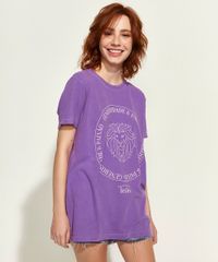 T-Shirt-Feminina-Mindset-Obvious-Signos-Leao-Manga-Curta-Decote-Redondo-Roxa-9969099-Roxo_1