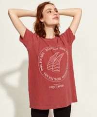 T-Shirt-Feminina-Mindset-Obvious-Signos-Capricornio-Manga-Curta-Decote-Redondo-Vinho-9969102-Vinho_1