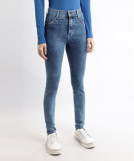Calca-Jeans-Feminina-Sawary-Super-Skinny-Hot-Cintura-Super-Alta-Marmorizada-Azul-Medio-9968992-Azul_Medio_1