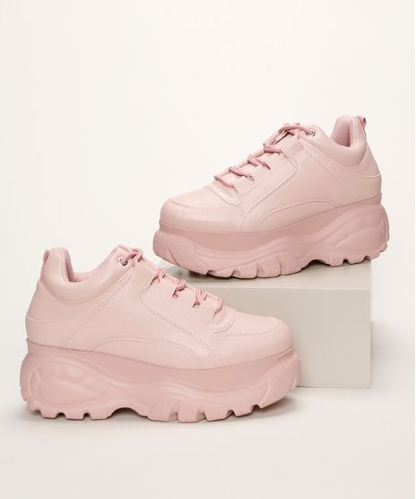 Tenis-Feminino-Oneself-Chunky-Plataforma-com-Recortes-Rosa-9949546-Rosa_1
