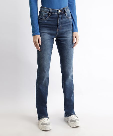 Calca-Jeans-Feminina-Sawary-Flare-Super-Lipo-Cintura-Super-Alta-Azul-Escuro-9963407-Azul_Escuro_1