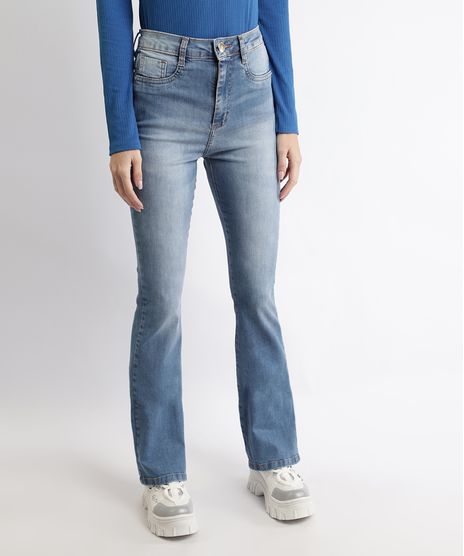 Calca-Jeans-Feminina-Sawary-Flare-Super-Lipo-Cintura-Alta-Azul-Claro-9968990-Azul_Claro_1