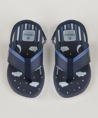 Chinelo-Infantil-Grendene-Estampado-de-Nuvens-com-Elastico-Azul-9959433-Azul_5