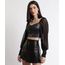 Blusa-Feminina-Cropped-Cirre-com-Manga-Bufante-em-Tule-Decote-Princesa-Preta-9963393-Preto_1