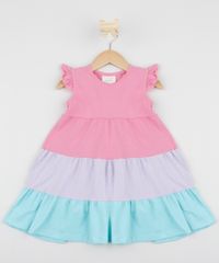 Vestido-Infantil-com-Recortes-Manga-Curta-Rosa-9961512-Rosa_1