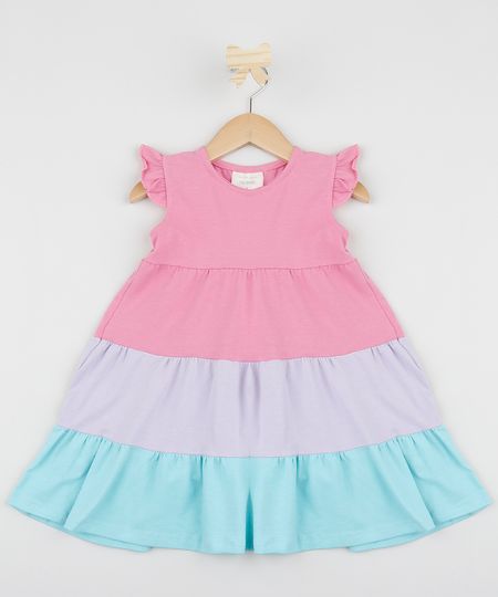 Vestido-Infantil-com-Recortes-Manga-Curta-Rosa-9961512-Rosa_1