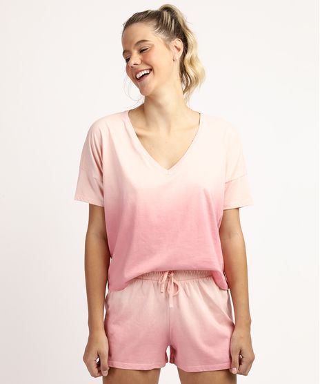 Pijama-Feminino-Estampado-Tie-Dye-Manga-Curta-Rosa-9958866-Rosa_1