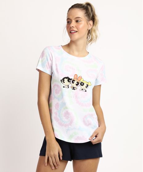 Pijama-Feminino-As-Meninas-Super-Poderosas-Estampado-Tie-Dye-Manga-Curta-Lilas-9961118-Lilas_1