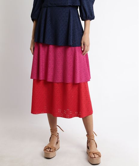 Saia-Feminina-em-Laise-Longa-em-Camadas-Multicor-9954532-Multicor_1