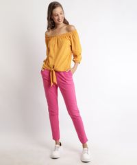 Calca-Feminina-Jogger-Cintura-Alta-com-Cordao-Rosa-9960809-Rosa_3