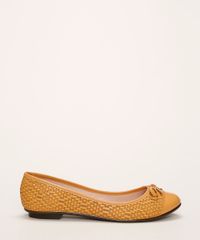 Sapatilha-Feminina-Moleca-Tresse-Bico-Redondo-com-Laco-Mostarda-9942345-Mostarda_2
