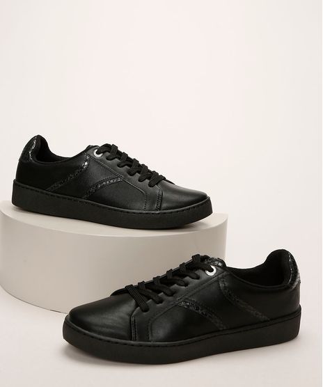 Tenis-Feminino-Vizzano-com-Textura-Animal-Print-de-Cobra-Preto-9955250-Preto_1