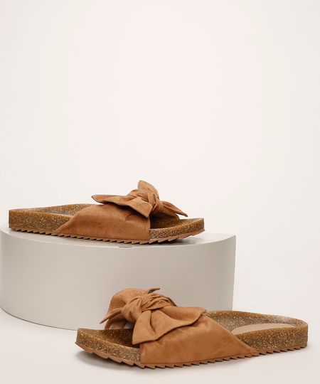 Rasteirinha-em-Suede-Feminina-Birken-Oneself-Trancada-Caramelo-9962780-Caramelo_1