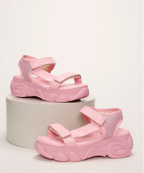 Papete-Infantil-Flatform-Tratorada-com-Velcro-Rosa-9962917-Rosa_1
