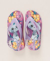 Chinelo-Infantil-Ipanema-Estampado-de-Gatinho-com-Elastico-Lilas-9963771-Lilas_2