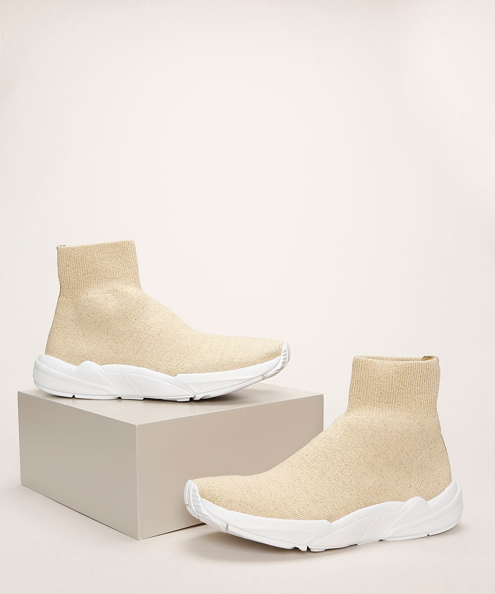 tenis alto feminino nude