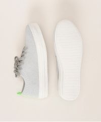 Tenis-Meia-Feminino-Oneself-Texturizado-Knit-Cinza-9963346-Cinza_6