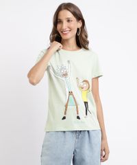 Blusa-Feminina-Rick-and-Morty-Manga-Curta-Decote-Redondo-Verde-Claro-9961960-Verde_Claro_1