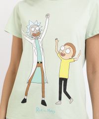 Blusa-Feminina-Rick-and-Morty-Manga-Curta-Decote-Redondo-Verde-Claro-9961960-Verde_Claro_2