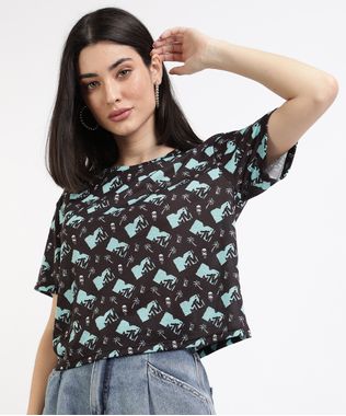Blusa-Feminina-Cropped-MTV-Estampada-Manga-Curta-Decote-Redondo-Preta-9961958-Preto_1