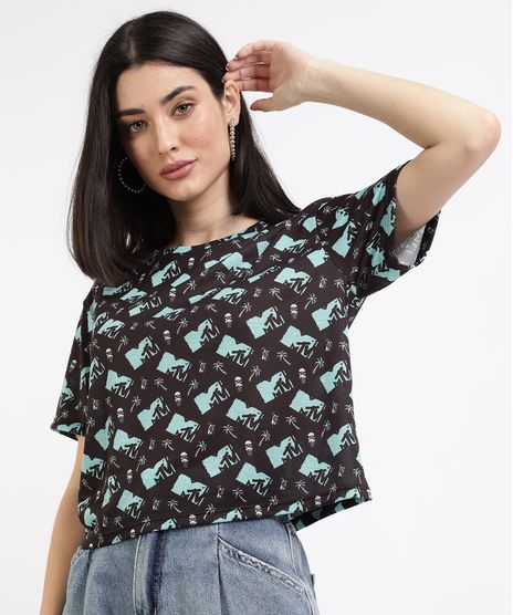 Blusa-Feminina-Cropped-MTV-Estampada-Manga-Curta-Decote-Redondo-Preta-9961958-Preto_1