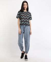 Blusa-Feminina-Cropped-MTV-Estampada-Manga-Curta-Decote-Redondo-Preta-9961958-Preto_3