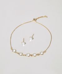 Kit-de-Brinco---Pulseira-Femininos-Folheados-com-Pedras-Translucidas-Dourado-9964169-Dourado_1