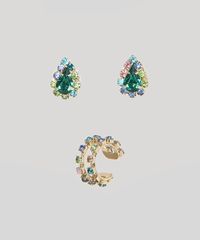 Kit-de-2-Brincos-Femininos---Earcuff-com-Strass-Dourado-9964179-Dourado_1