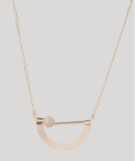 Colar-Feminino-Longo-com-Pingente-Meia-Lua-Dourado-9964430-Dourado_1