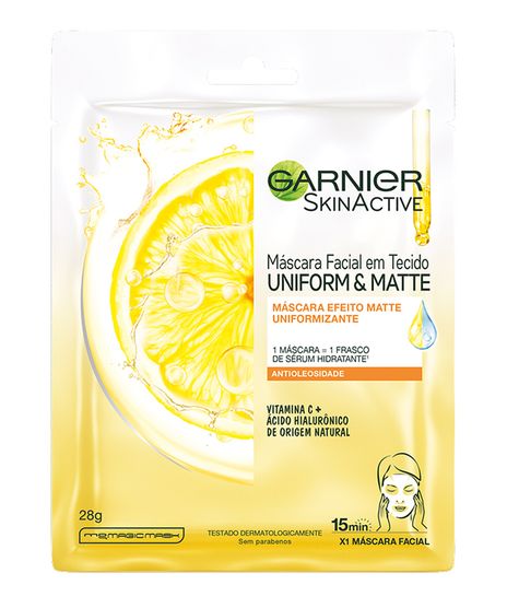 Mascara-Facial-Garnier-SkinActive-Vitamina-C-Uniform---Matte---1-Unidade-Unico-9964794-Unico_1