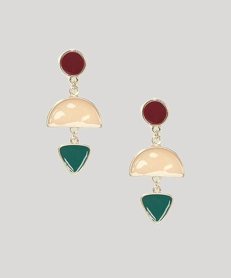 Brinco-Feminino-com-Formas-Geometricas-em-Resina-Dourado-9965892-Dourado_1