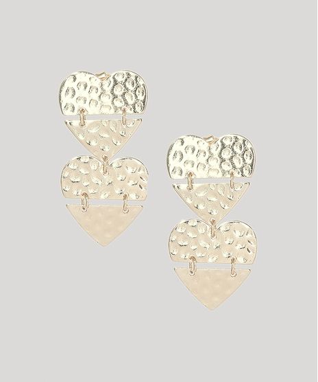 Brinco-Feminino-Coracao-Texturizado-Dourado-9965896-Dourado_1