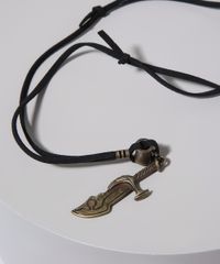 Colar-Masculino-com-Pingente-de-Punhal-Preto-9971103-Preto_2