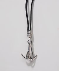 Colar-Masculino-com-Pingentes-de-Ancora-e-Gancho-Preto-9971106-Preto_2